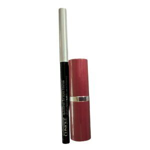 Clinique Quickliner For Eyes Intense Black & Pop Lipstick Love Pop